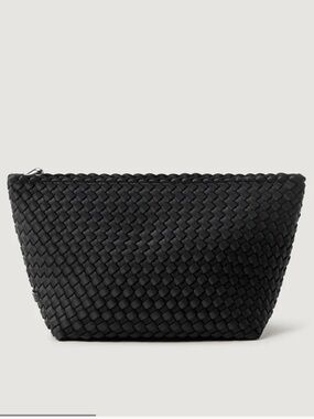 Naghedi Portofino Black Medium Cosmetics Pouch